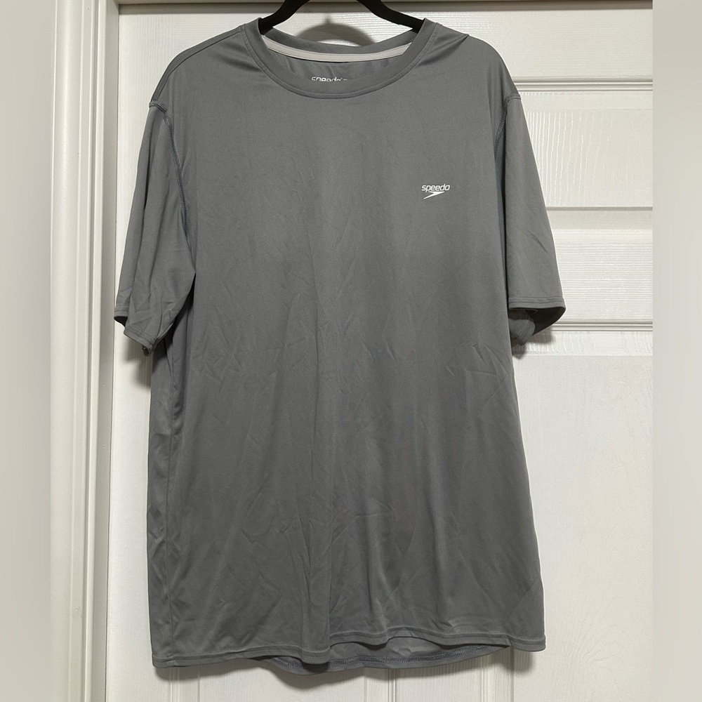 Light Gray Speedo Soft T-Shirt Men's XL